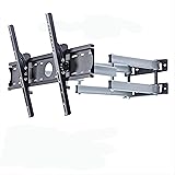 Amazon Basics Performance vollbewegliche TV-Wandhalterung mit großer Reichweite und sechs Schwingarmen für 127-215,9 cm (50-8