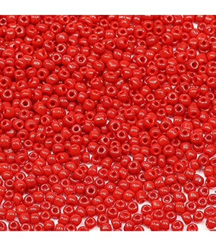 Bala&Fillic Perline di vetro 8/0 da 3 mm, circa 3600 pezzi/100 grammi in sacchetto, per realizzare bracciali, collane, orecchini (oro