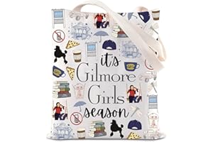 BAUNA Gilmore TV Show Merchandise Tote Bag Luke's Coffee Gift Rory Lorelai Lovers Gift It's Gilmore Girl Season Borsa a tracolla per i fan