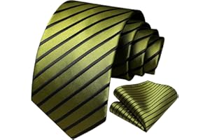 HISDERN Cravatta Uomo Elegante A Pois Fazzoletto Matrimonio Classico Formale Cravatte E Fazzoletti Da Taschino Set Per Festa Lavoro Affari