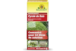 Neudorff Pyrale du Buis Insecticide Spruzit Concentré 100ml | Contre les Ravageurs du Buis Oeufs, Larves et Adultes | Action Choc