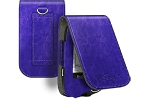 MEDMAX Custodia per Freestyle Libre 2 / Libre Reader, Antiurto Protettiva Cover in PU Pelle per Diabetici, (Viola)