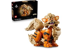 LEGO Pokémon Arcanine 72160 | Byggsats för vuxna, actionfigur med rörliga ben, bygg din egen rumsdekoration, samlarobjekt, pr