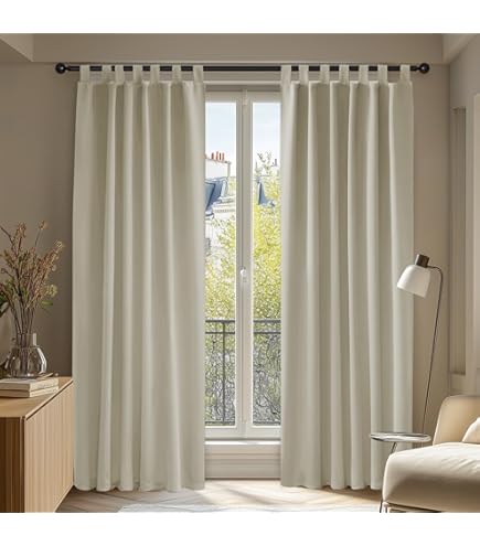 Tenda Con Passanti Douceur - 140x260cm, Poliestere, Marrone - Foto 3