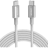 Anker 333 Nylon USB C Cable Fast Charging 100W, PD 3.0 [3m] White, 1 Pack | Nylon, 12,000 bends, USB Type C for iPhone 18 17