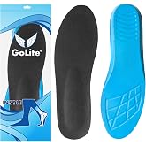 GoLite Spor Ayakkabı Tabanlığı, G&uuml;nl&uuml;k Memory Foam Hafızalı Ayakkabı İ&ccedil; Tabanı, Sneaker Rahat, Yumuşak Tabanlık - M22 Insole 