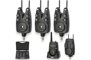 LIDSTERS FISHING SUPPLIES NGT Dynamic MK2 3pc Wireless Bite Alarms Carp Coarse Fishing Bite Indicator