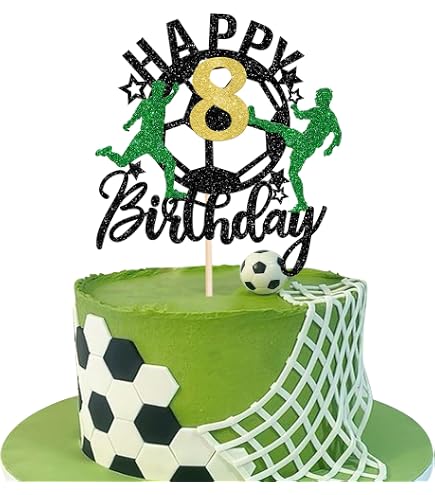28 Stück Fußball-Tortendeko – Spieler, Trophäen, Sterne Für Fußball-Geburtstagsparty