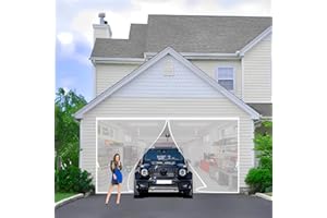 TTMLED Magnetic Fly Screen Door, 175x200cm French Insect Door Net Fly Screen Curtain Mesh, Fly Nets for Doors Cover Nets with Magnets (White)