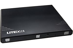 FUJITSU Lite-On EBAU108-01 - LiteOn eBAU108 8X DVDRW (Dual Layer)/RAM USB Slim Drive (External)
