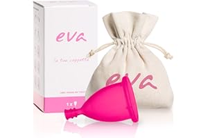 DULÀC FARMACEUTICI 1982 Dulàc - Menstrual Cup Size Large, Medical Grade Silicone, Soft and Hypoallergenic, Eco-Friendly and Reusable for 12 Hours, Ideal for Heavy Flow, Easy to Insert and Remove