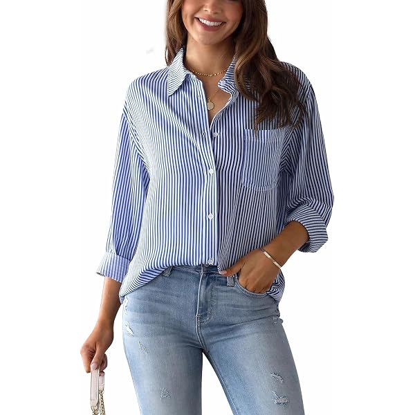 Noisy May Damen Nmripple L/S Oversized Shirt – Langarmbluse Mit Reverskragen, Lockere Passform