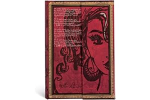 PAPERBLANKS Amy Winehouse, Tears Dry (Embellished Manuscripts Collection) Mini Lined Hardcover Journal (Wrap Closure)