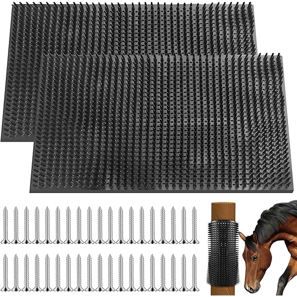 Tapis à Gratter Pour Chevaux, Tapis De Massage Pour Chevaux | Brosse De Chèvre Pour Soulagement Ferme Des Démangeaisons, Grattoir Pour Chevaux