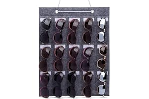 Hifot Organizer da Parete per Occhiali da Sole, Feltro Porta Occhiali Supporto, Display per Occhiali, Custodia Occhiali