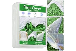 HZNZYHD 3 x 12M Garden Fleece Blanket,35gsm Plant Fleece Frost Protection,Large Horticultural Fleece for Plants,Reusable Fabric Plant Fleece Covers Protect Outdoor Garden Vegetables From Severe Winter
