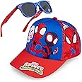 Get Trend Sunglasses Baseball Cap Set for Kids Breathable Adjustable Summer Hat Sun Hat UV400 Kids Sunglasses Summer Travel Essentials