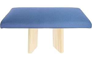 Tierra Zen Banqueta de Meditación, Madera, Lavanda, Altura 23,5 cm