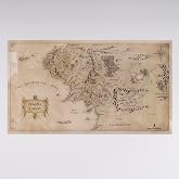 Lord of the Rings - Middle Earth Map Licensed American Service