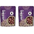 Amazon Brand - Vedaka Fresh Dates | 1 Kg | Khajur Dry Fruit | Naturally Dried | Healthy Snack | No Added Preservatives Or Additives | Hygienically Packed | Pack Of 2, Each 500 G
