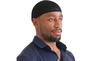 CHARM Gorro Hombre Sombrero Crochet - Beanie De Seda Gorras Verano Estilo Kufi Unisex Hecho A Mano En Japón