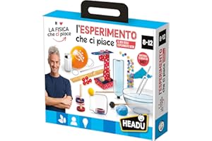 Headu - LA FISICA CHE CI PIACE - L'Esperimento Che Ci Piace: Il box degli esperimenti wow IT57458 Gioco Educativo Per Bambini 8-12 Anni Made In Italy con Vincenzo Schettini