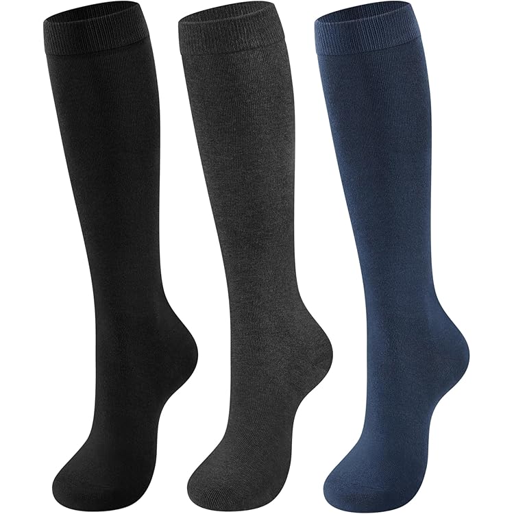 FALKE Dames Kniekousen Family W Kh katoen lang eenkleurig 1 paar, Rood Barolo 8596, 35-38