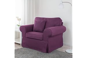 Dagra Bezug für Sessel Ektorp (Heather Purple A10)