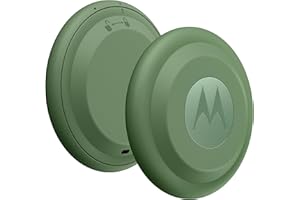 Motorola Moto Tag – Smart Tracker, 1er Pack (Android- und iOS-kompatible, Bluetooth 5.4, IP67 Wasserschutz, USB-C, Finder für Schlüssel, Gepäckstücke und vieles mehr), Jade Grün