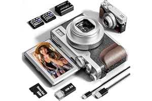 G-Anica 56MP Appareil Photo numérique, Appareil Photo pour la Photographie, Appareil Photo vidéo 4K, Appareil Photo vlogging pour Youtube, Appareil Photo Compact