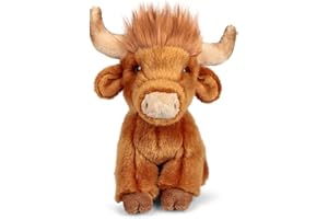 Animigos Świat natury 20 cm pluszowa krowa Highland miękka zabawka