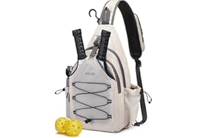 G4Free Pickleball Bag Sport Tennis Sling Bag Lightweight Pickleball Paddle Bag