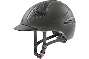 uvex exxential III – Casco de equitación Unisex Ligero – Ajuste de Talla Individual