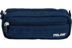 PORTATODO RECTANGULAR 2 CREMALLERAS SERIE 1918, AZUL MARINO MILAN