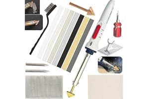 Mytovosn 100W Saldatore per Plastica, 2 in 1 Saldatore Plastica, Saldatrice Plastica con 56pcs 7 Tipo Bacchette，4 punte del Saldatore, Plastica Saldatura per Riparazione Paraurti Auto