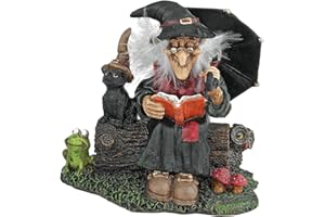 Design Toscano QL30605 Statues de Bewitching Witches Livre des sorts Multicolore 7,5 x 11,5 x 11,5 cm