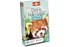 Bioviva - Défis Nature - Trop Mignons - Pariez sur les points forts de vos animaux pour gagner la bataille - 2 à 6 joueurs - Dès 7 ans - Fabriqué en France - 660686