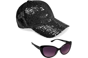 CityComfort Casquette Enfant Fille - Ensemble Casquette de Baseball et Lunettes de Soleil Enfant Fille, Taille Unique