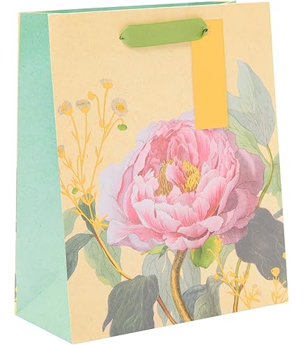 Hallmark Grote geschenkzak voor meerdere gelegenheden - elegant bloemenontwerp