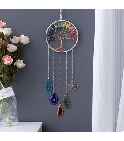 Chakra regenboog dromenvanger - Spirituele winkel