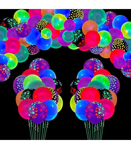 Ballons Lumineux 10 Packs Ballons Lumineux Guirlande Lumineuse LED Ballons Bobo Avec Lumières De