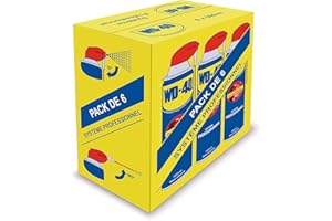 WD-40 • Produit Multifonction • Spray Double Position • Sans Silicone • Non Conducteur • Compatible Plastiques, Caoutchoucs, Tous Métaux