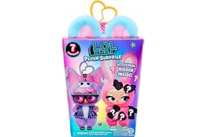 L.O.L. Surprise! Plush Surprise Character - 7 artiklar ingår, samlarleksak med nyckelring, 6 stilar att samla på, lämplig för barn från 4 år