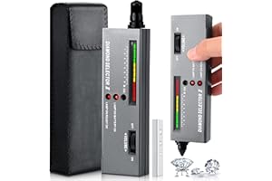 color tree Portable Electronic Diamond Tester Pen for Diamond, Sapphire, Ruby, Crystal, Agate, Jade, Gems Multi Gemstone Precious Stones Hardness Test Tool, Professional Diamond Selector II V2