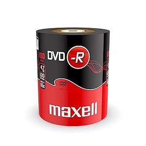 Maxell Dvd-R 16x 4.7gb 120min Discs (Pack of 100)