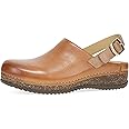 Dansko Women's Merrin Sling-Back Mule Clog - Dual Density Cork/EVA Midsole and Lightweight Rubber Outsole Durable Comfortable Ride on Patented Stapled Construction
