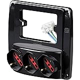 ROSI RS94133 Emilia Smart, Nero, 3 prese schuko