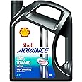 Shell Advance 4T Ultra 10W-40, 4 Litre
