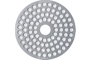 Normcore Espresso Puck Strainer with Round Hole 58.5mm Ultra Thin 0.8mm Thick 316 Stainless Steel Reusable Coffee Grinding Filter Suitable for La Marzocco / Gaggia