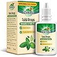 Zandu Tulsi Drops - 60% EXTRA: Immunity boosting, concentrated extracts, cough and cold relief (20ml + 12ml Free)